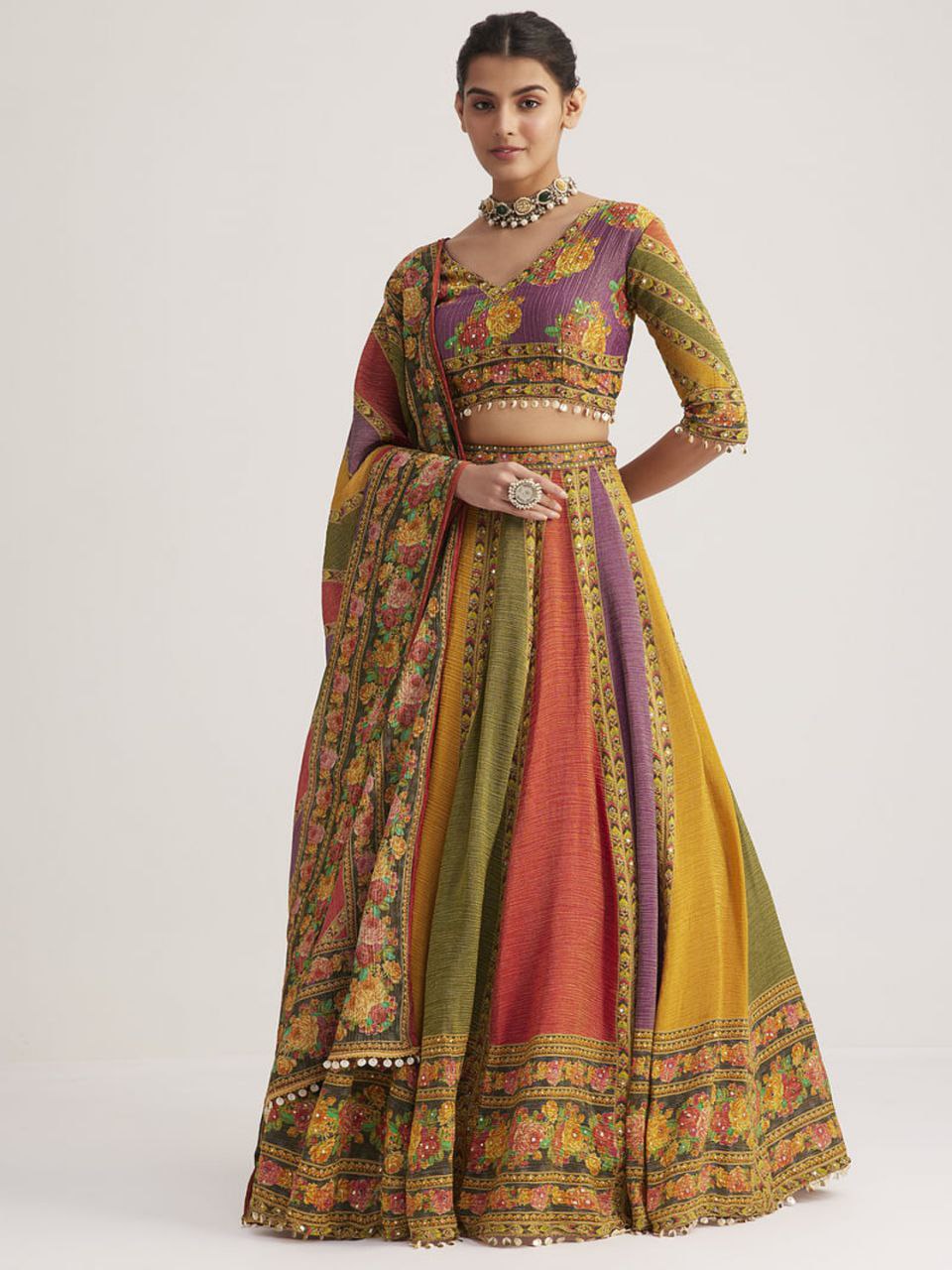 Ethnic royal lehenga - S136