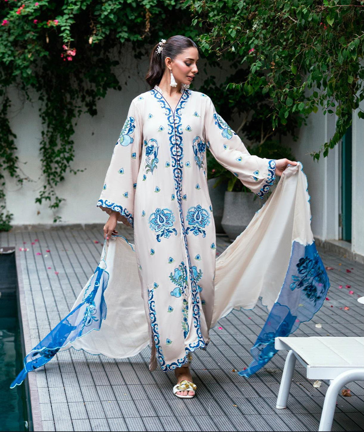 Nilofer Grace long kaftan - 1213