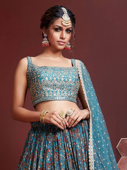 Chinon Wedding Lehenga